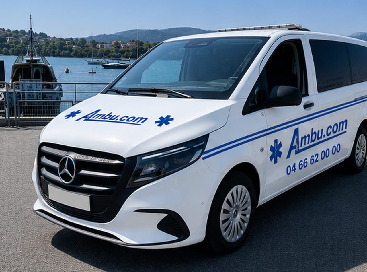 Ambulance Ambulances Ambu.com prête pour un transport longue distance